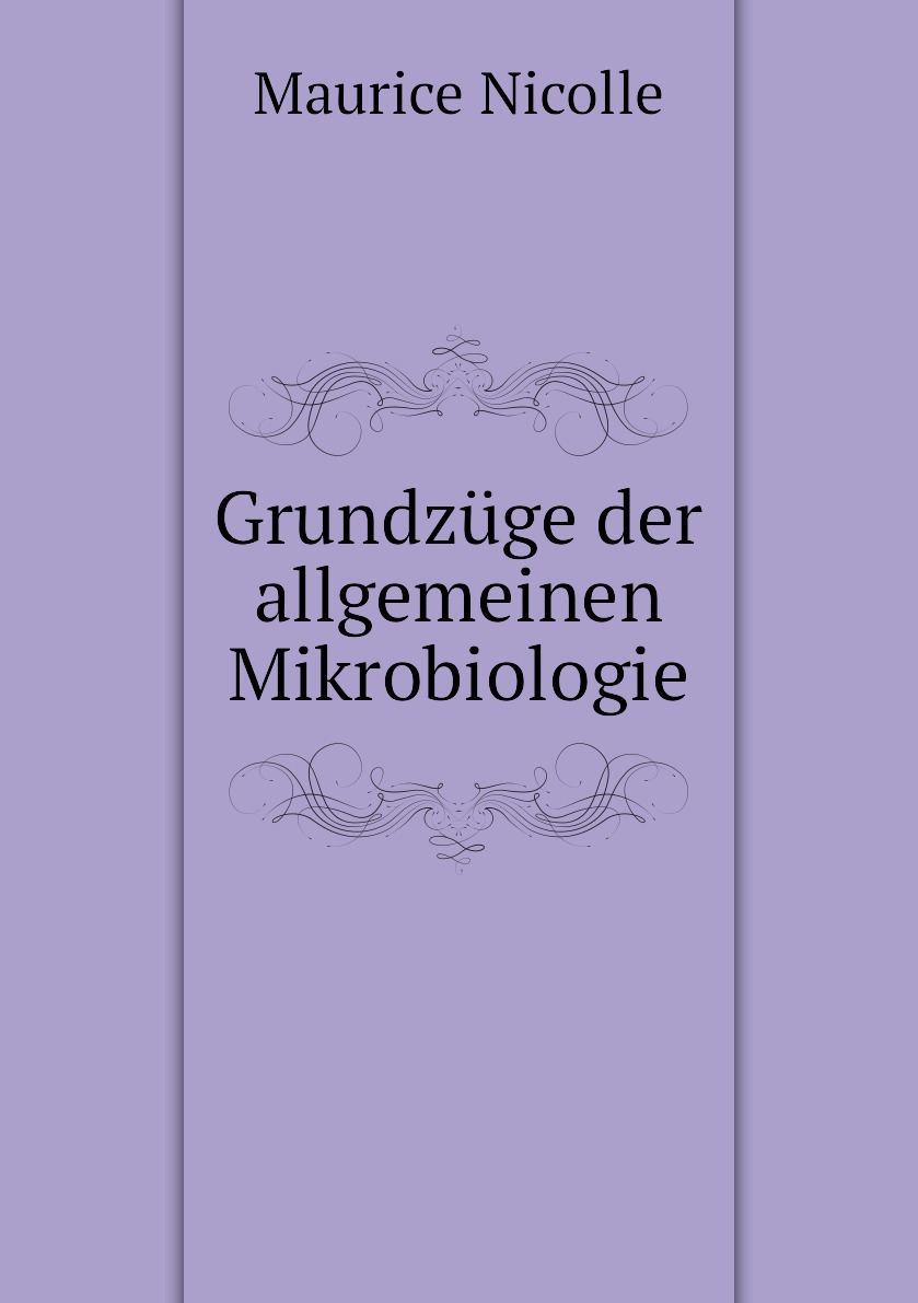 

Grundzuge der allgemeinen Mikrobiologie