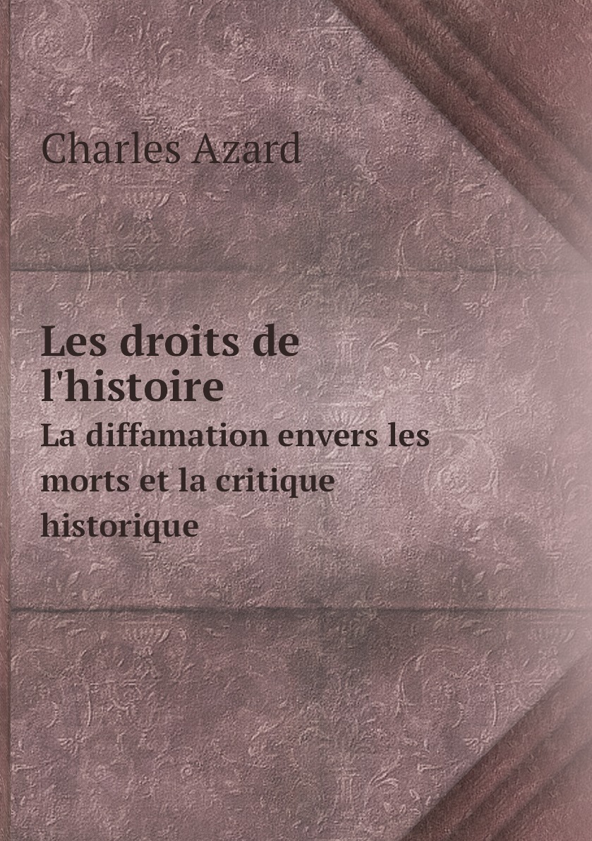 

Les droits de l'histoire