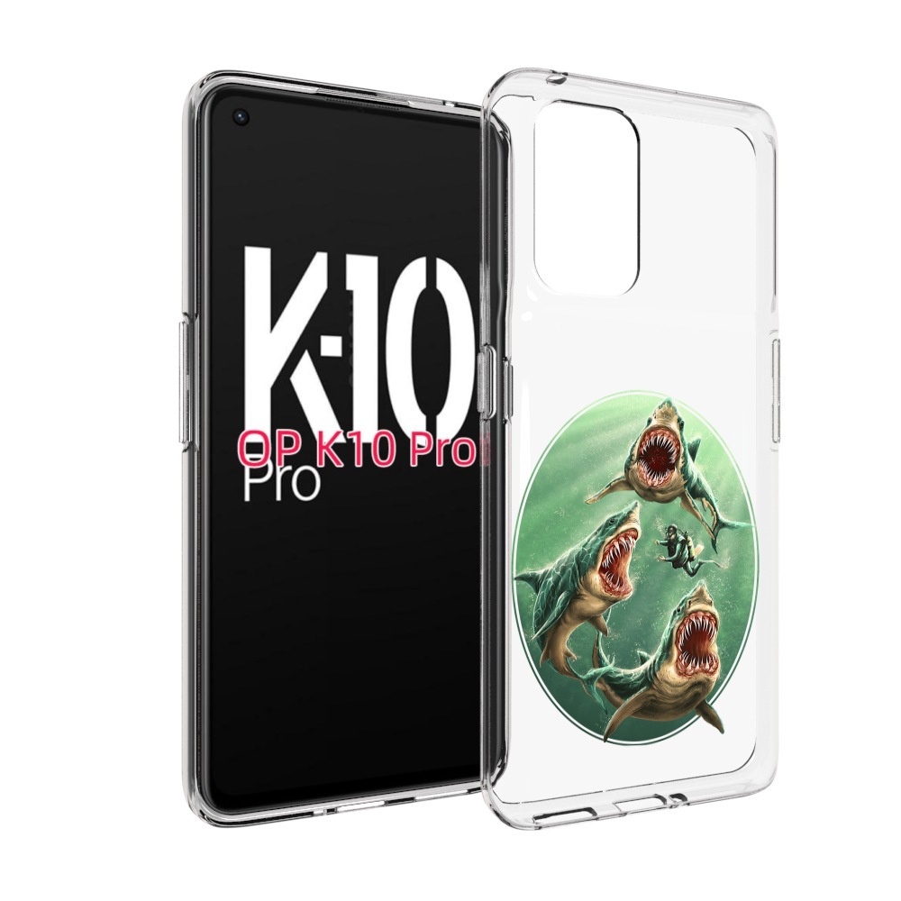 

Чехол MyPads синяя бездна для OPPO K10 Pro, Прозрачный, Tocco