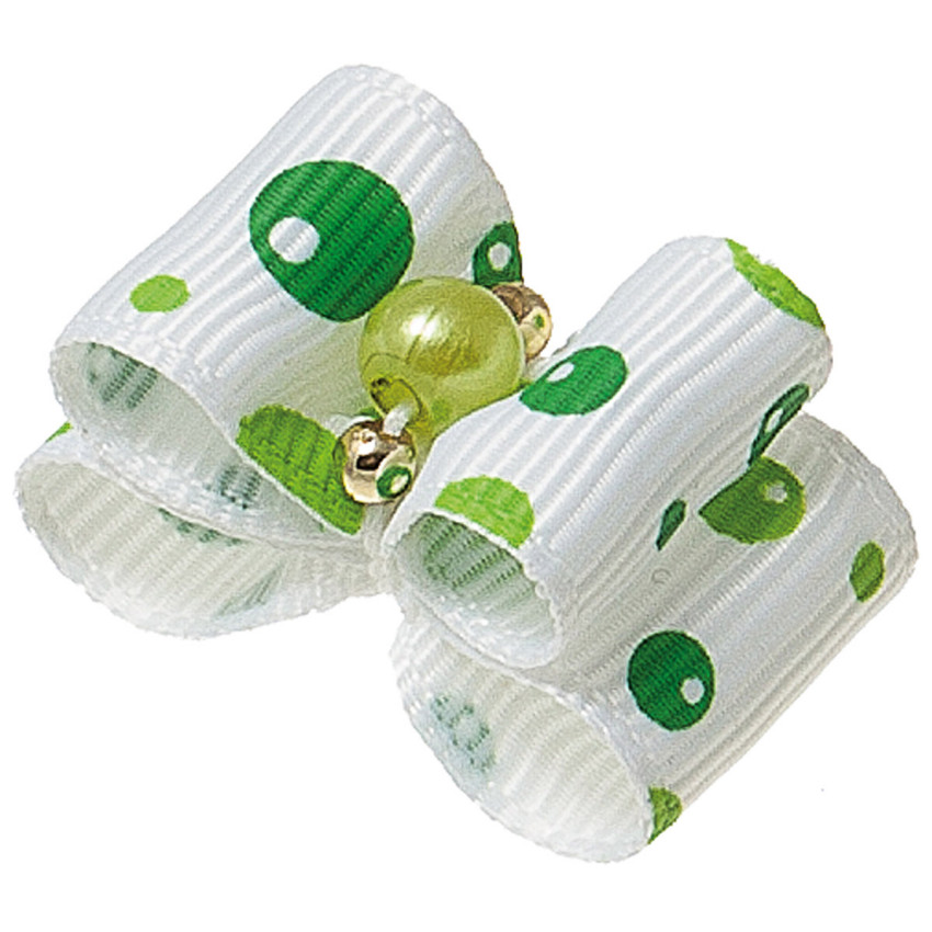 

Заколка для домашнего питомца ZooOne "Ностальжи", 3x1,5 см, белый (2 штуки)