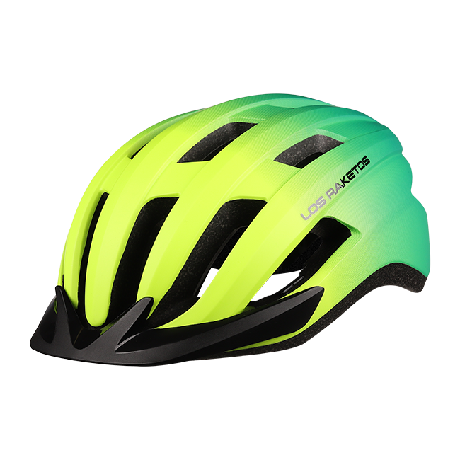 Велосипедный шлем Los Raketos Flash Gradient Green S/M