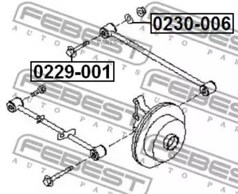 

FEBECT 0229-001 Болт с эксцентриком