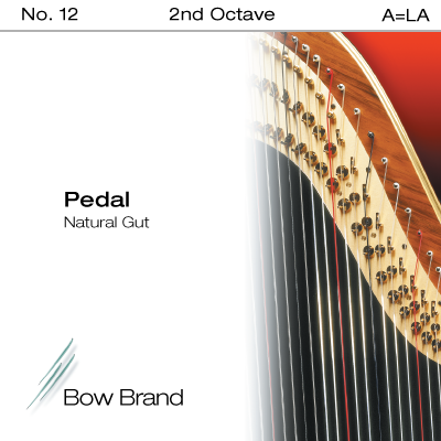 Струна A2 для арфы Bow Brand Pedal Natural Gut PS-12A2