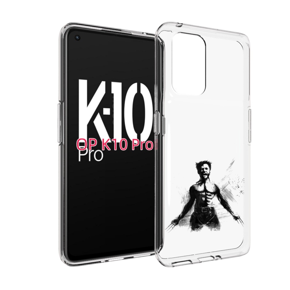 

Чехол MyPads росомаха для OPPO K10 Pro, Прозрачный, Tocco