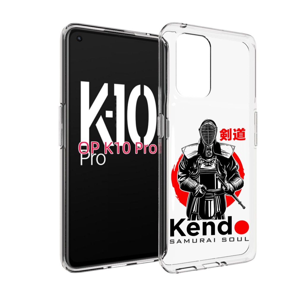 

Чехол MyPads рисованый самурай для OPPO K10 Pro, Прозрачный, Tocco