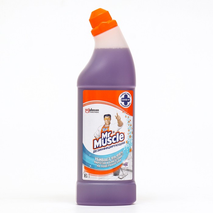 

Дезинфицирующее средство Mr.Muscle "Лаванда", для полов и поверхностей, 1000 мл