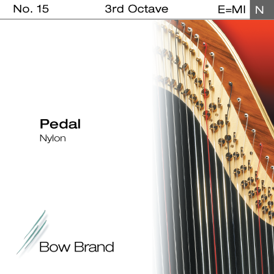 фото Струна e3 для арфы bow brand pedal artists nylon pn-15e3