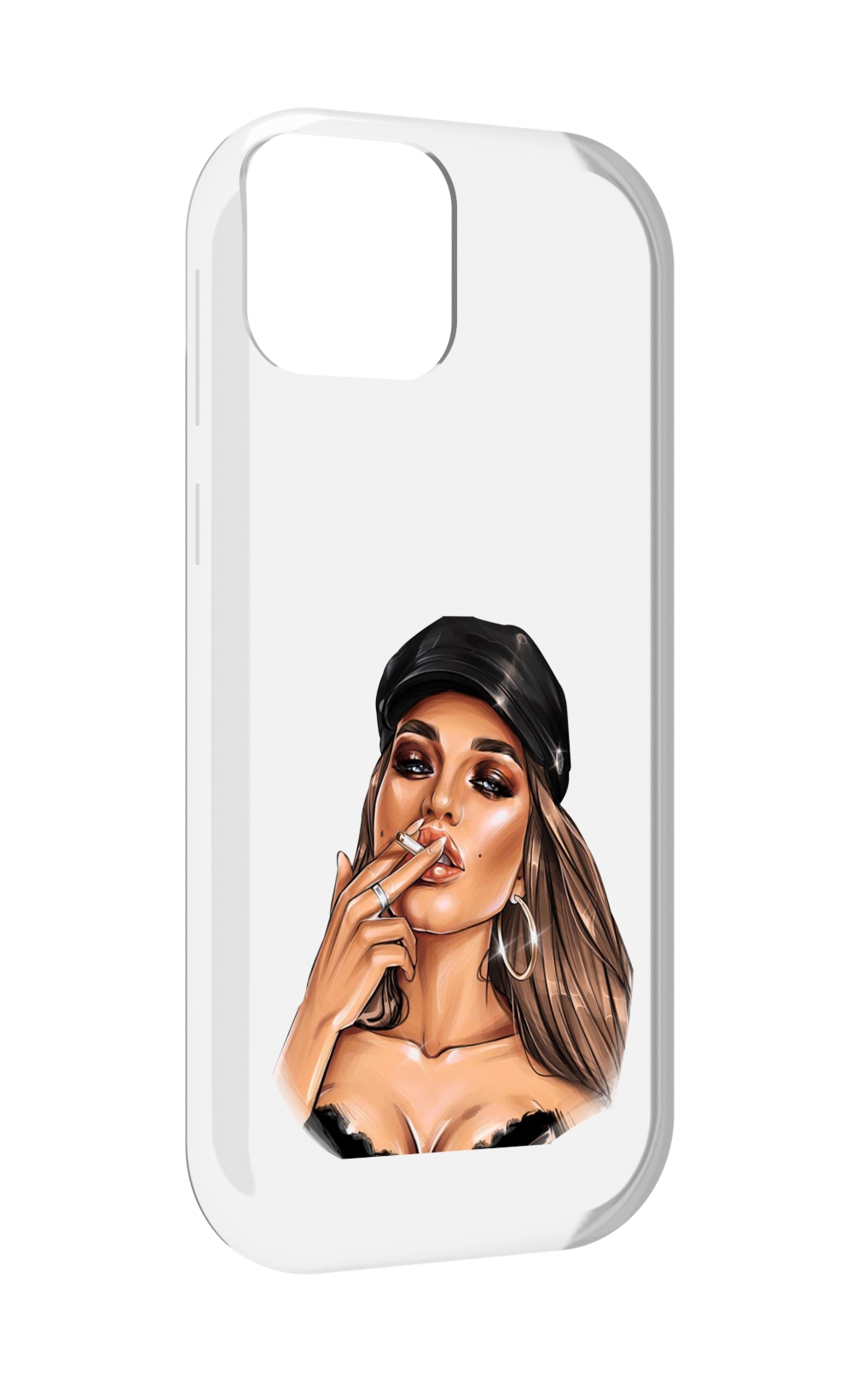 

Чехол MyPads девушка-в-шапке-с-сигаретой для UleFone Note 6 / Note 6T / Note 6P, Прозрачный, Tocco