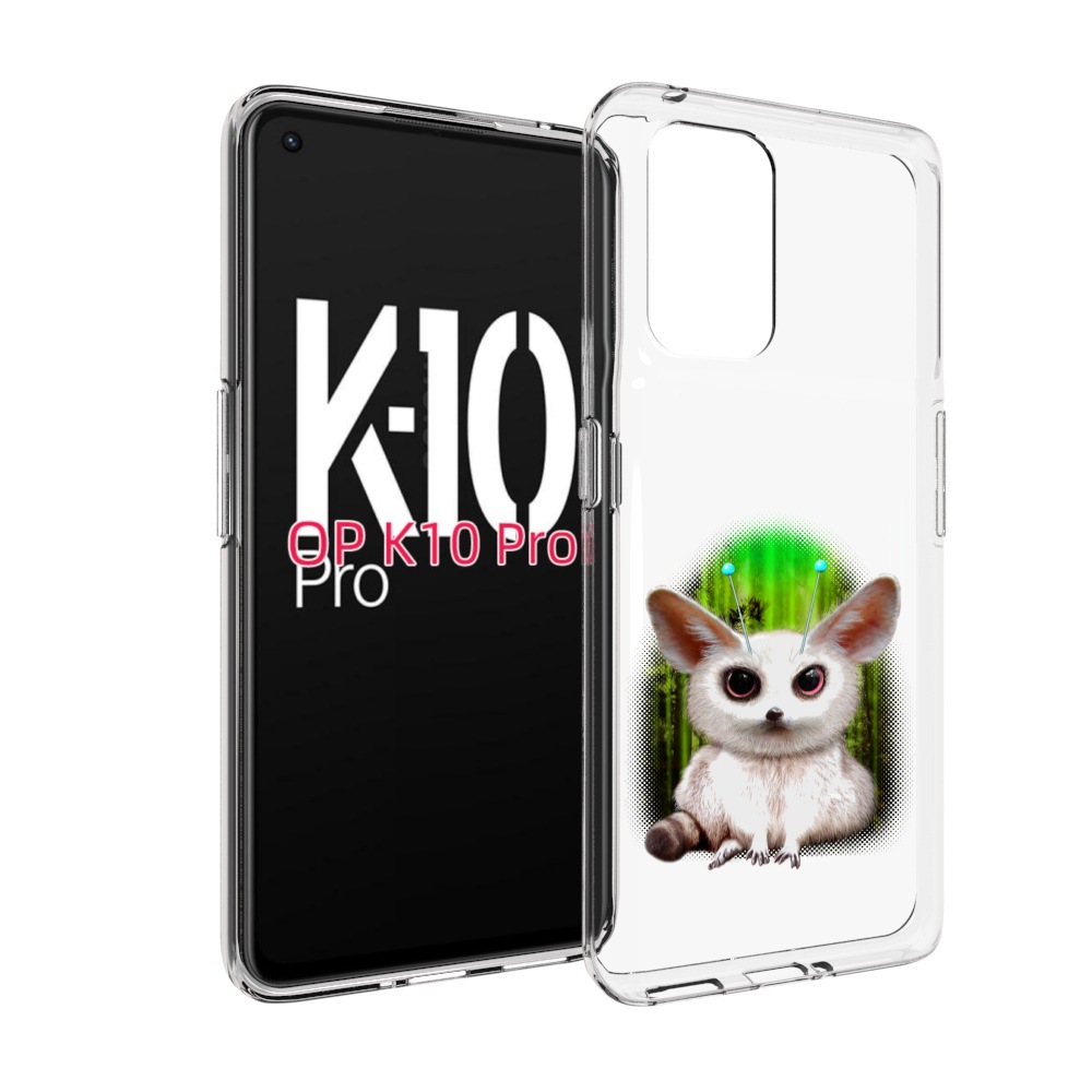 

Чехол MyPads пушистое животное для OPPO K10 Pro, Прозрачный, Tocco