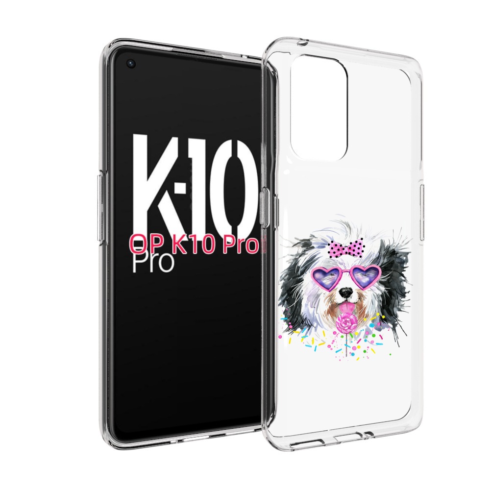 

Чехол MyPads пушистик для OPPO K10 Pro, Прозрачный, Tocco