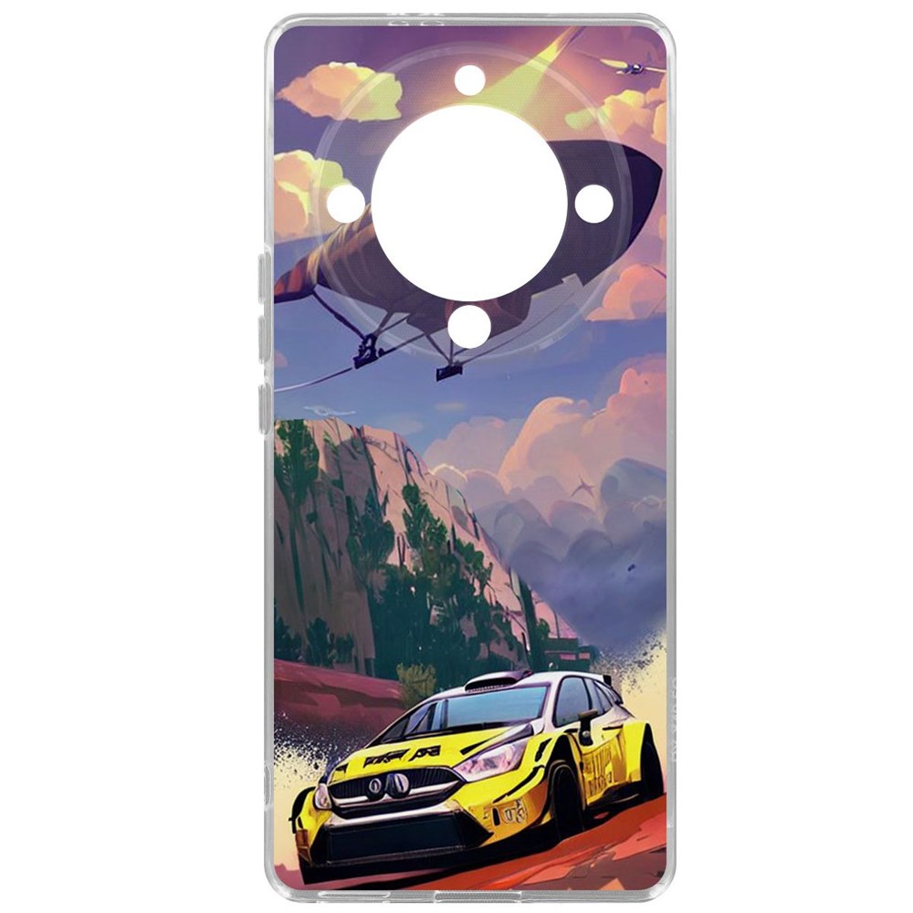 

Чехол-накладка Krutoff Clear Case Гонка для Honor Magic 5 Lite, Прозрачный