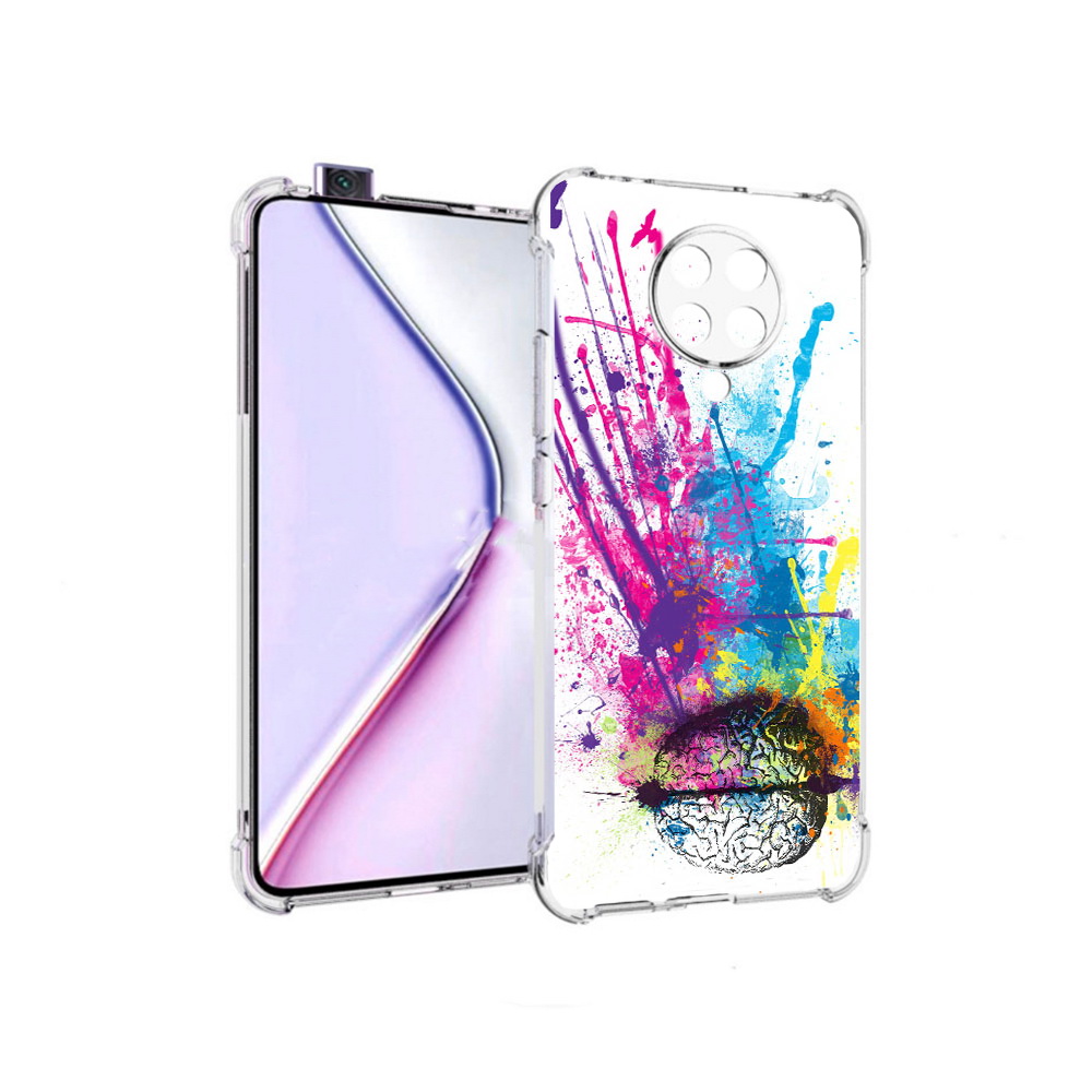 

Чехол MyPads яркий красочный мозг для Xiaomi Redmi K30 Pro Zoom 8/256GB/Redmi K30 Pro, Прозрачный, Tocco