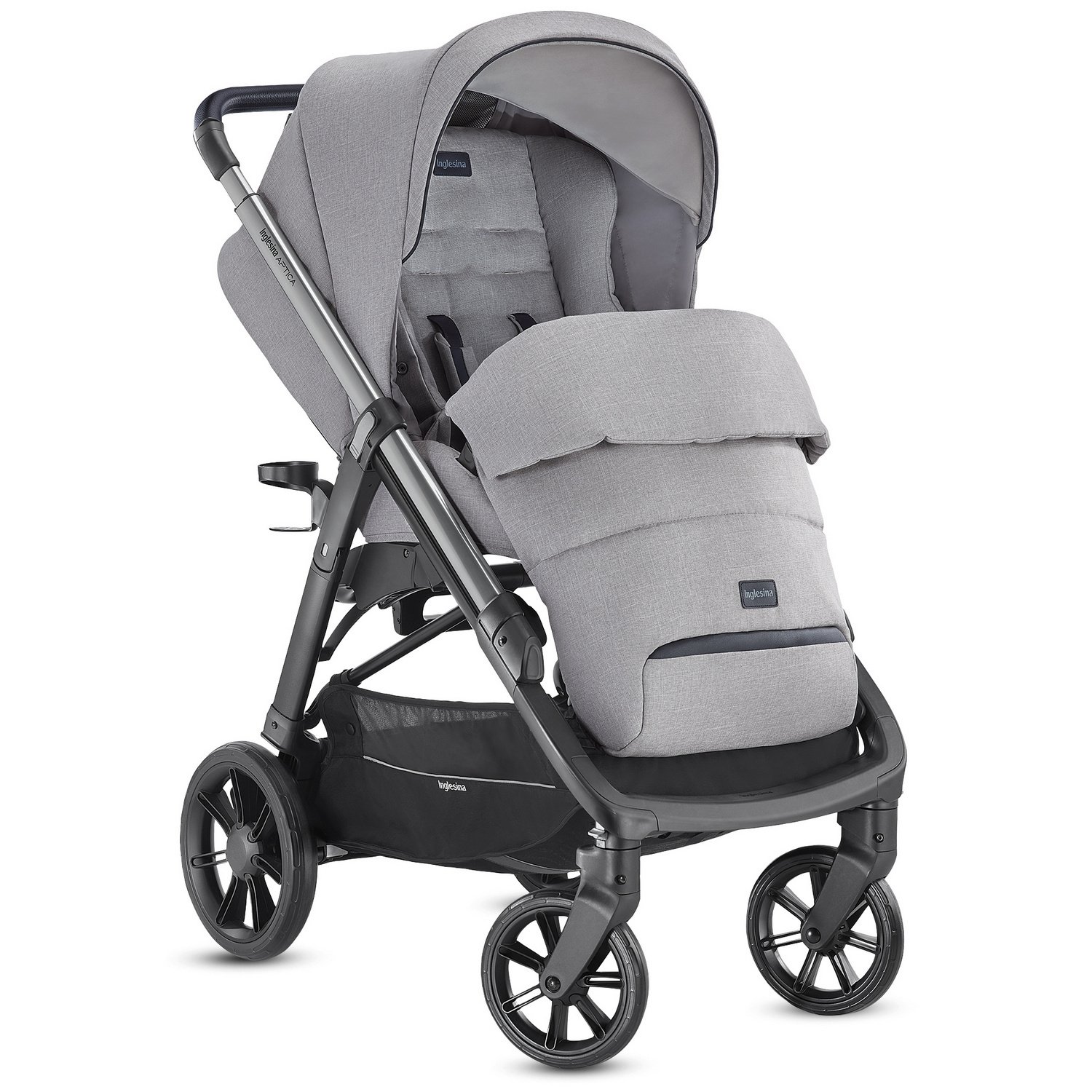 фото Прогулочная коляска inglesina aptica silk grey ag70m0slg