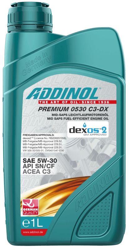 Моторное масло Addinol Premium C3DX 5W30 1л