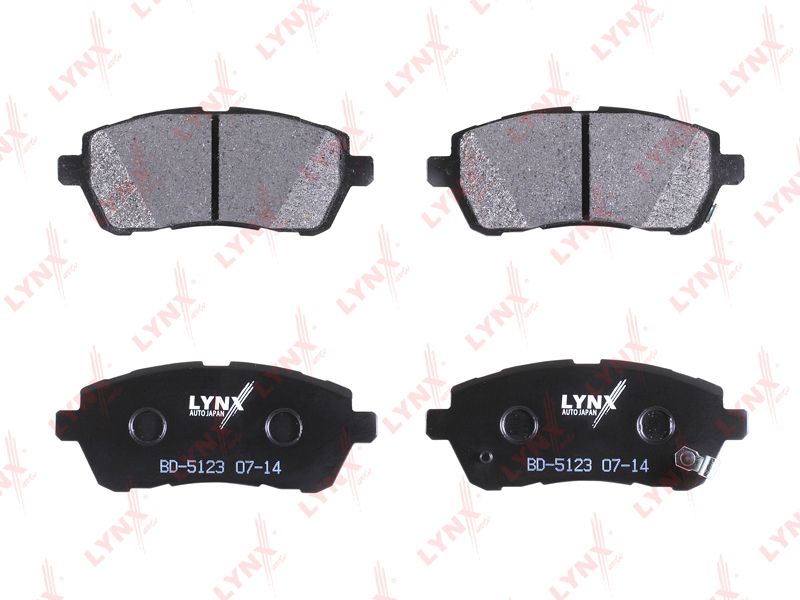 

Тормозные колодки LYNXauto передние для Ford Fiesta 6 2008-2017/Mazda 2 2007-2015 BD5123