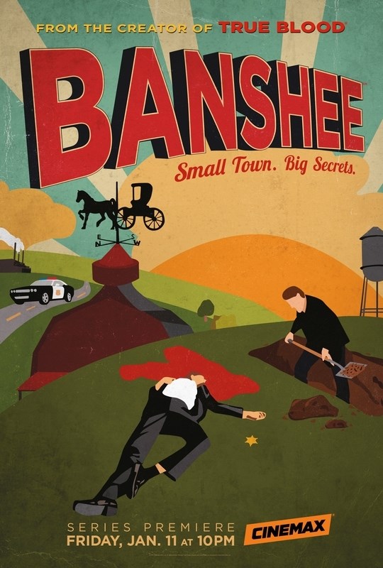 

Постер к сериалу "Банши" (Banshee) Оригинальный 68,6x101,6 см