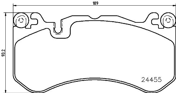 

Тормозные колодки brembo дисковые P50127