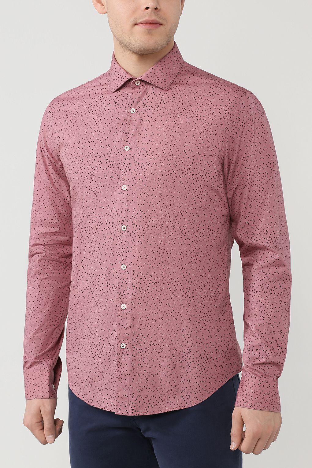 Рубашка мужская Construe 2004 CAMDEN розовая XL
