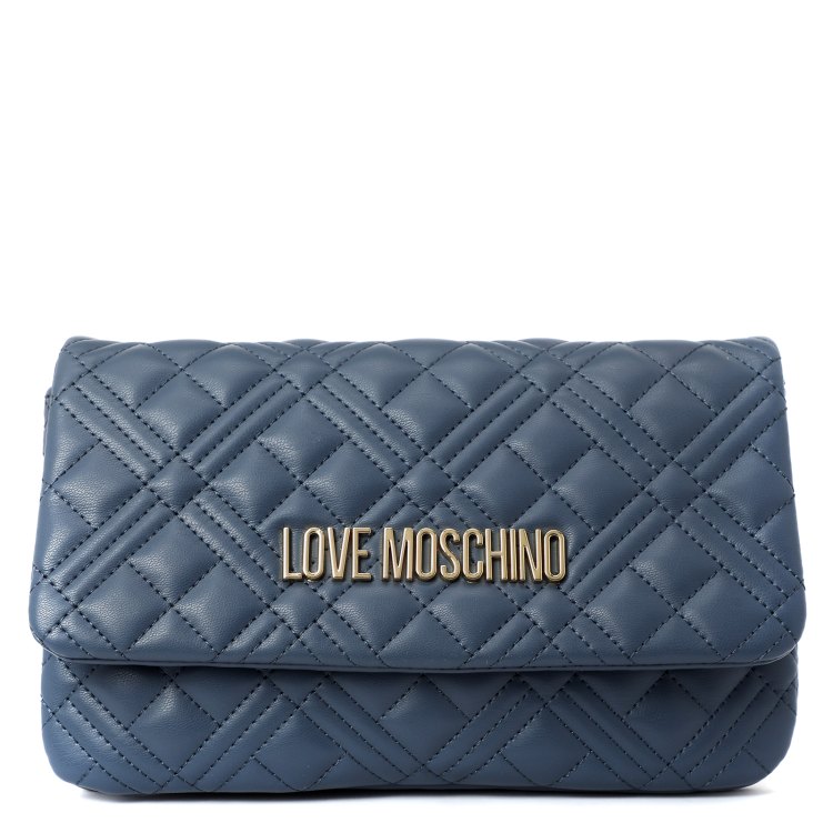 фото Сумка женская love moschino jc4097pp серо-синяя