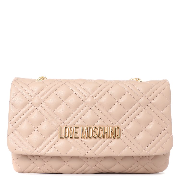 фото Сумка женская love moschino jc4097pp розово-бежевая