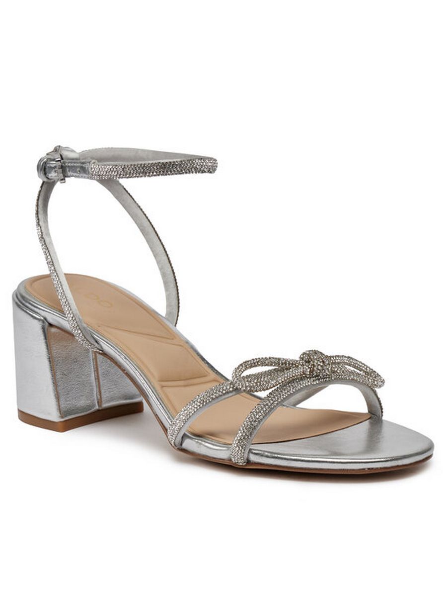 

Босоножки женские ALDO 13706541 серебристые 41 EU, Серебристый, 13706541