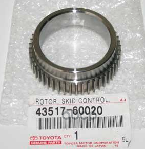 

Кольцо Abs Задней Ступицы TOYOTA арт. 4351760020