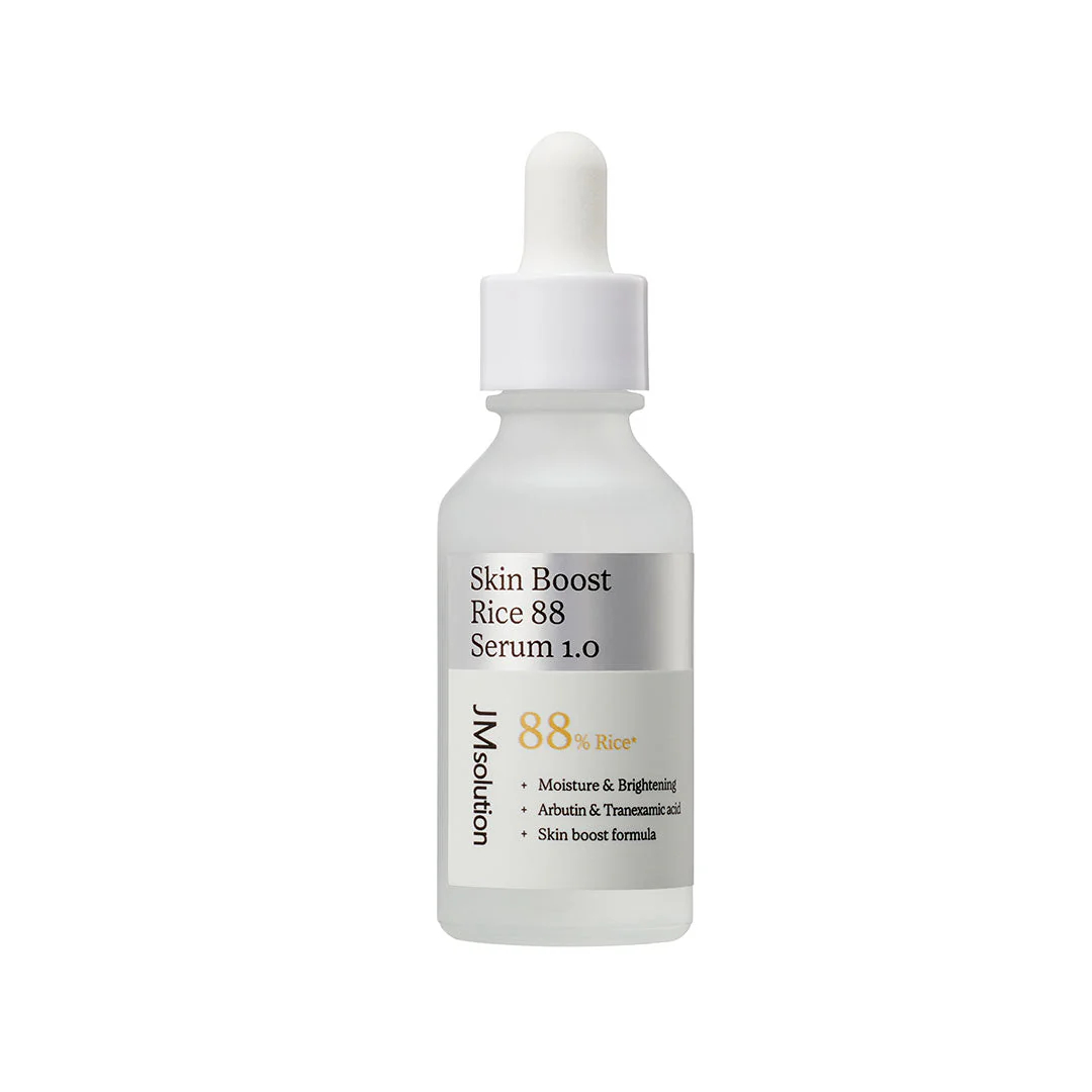 Сыворотка Jmsolution с рисовой водой для сияния кожи Skin Boost Rice 88 Serum 30 мл