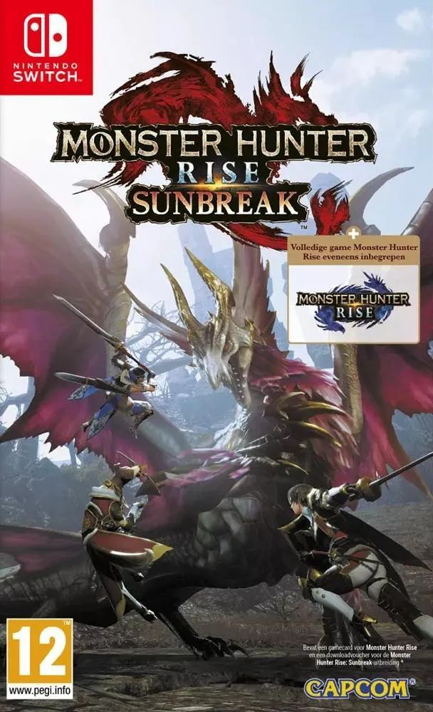 Игра Monster Hunter: Rise + Sunbreak DLC Русская Версия (Switch)