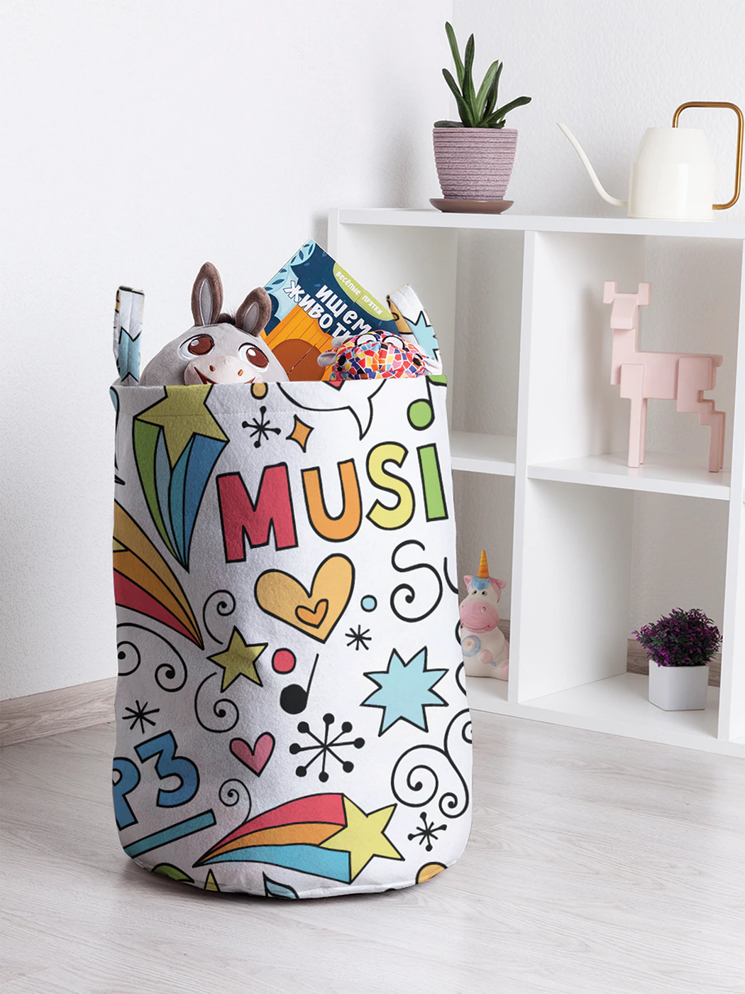 

Корзина для игрушек JoyArty 35x50 см toba_10958_M, Разноцветный