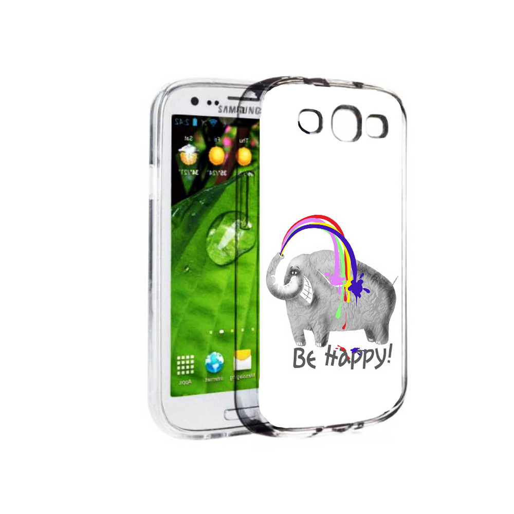 

Чехол MyPads Tocco для Samsung Galaxy S3 счастливый слон (PT123108.507.632), Прозрачный, Tocco