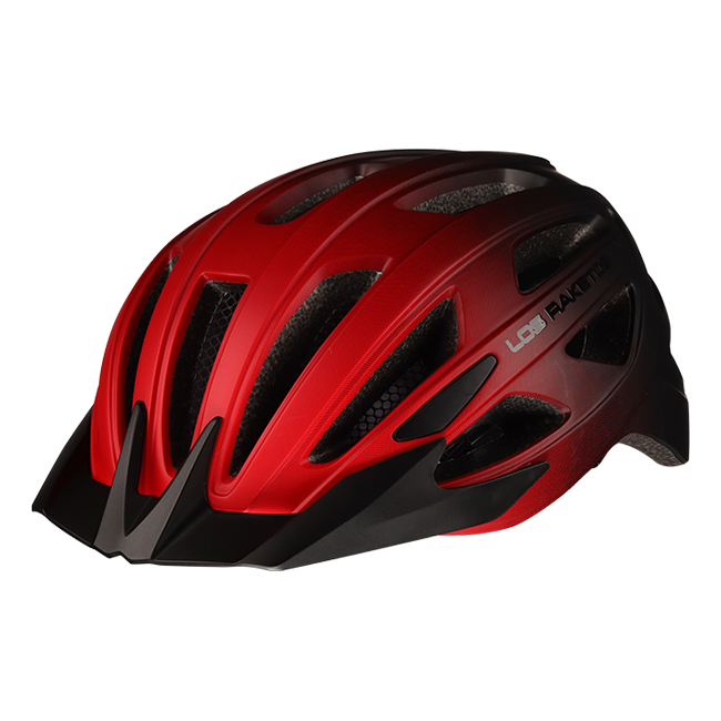Велосипедный шлем Los Raketos Blaze Black-Red L/XL