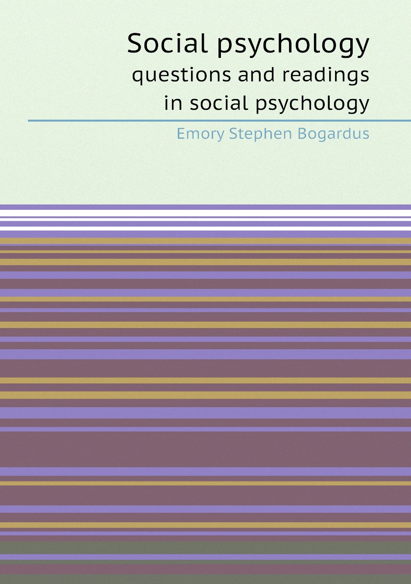 

Social psychology