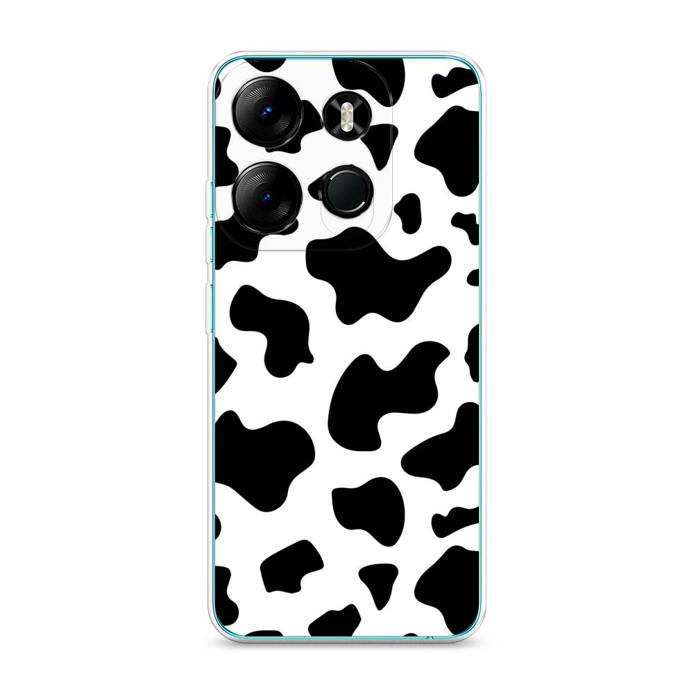 

Чехол Awog на Tecno Pop 7 Pro "Пятна коровы", Белый;черный, 303450-1