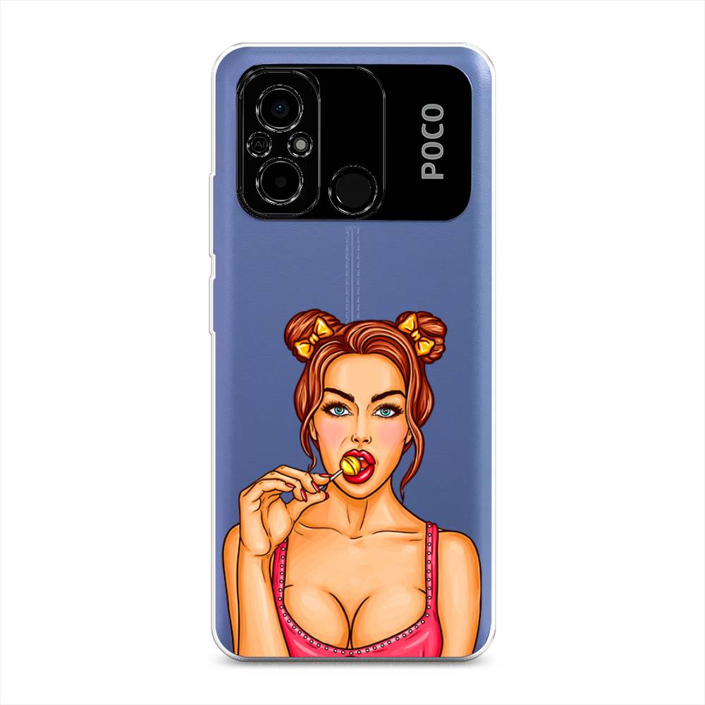 

Чехол Awog на Poco C55 "Вкусный леденец", Бежевый;коричневый;розовый, 318250-7