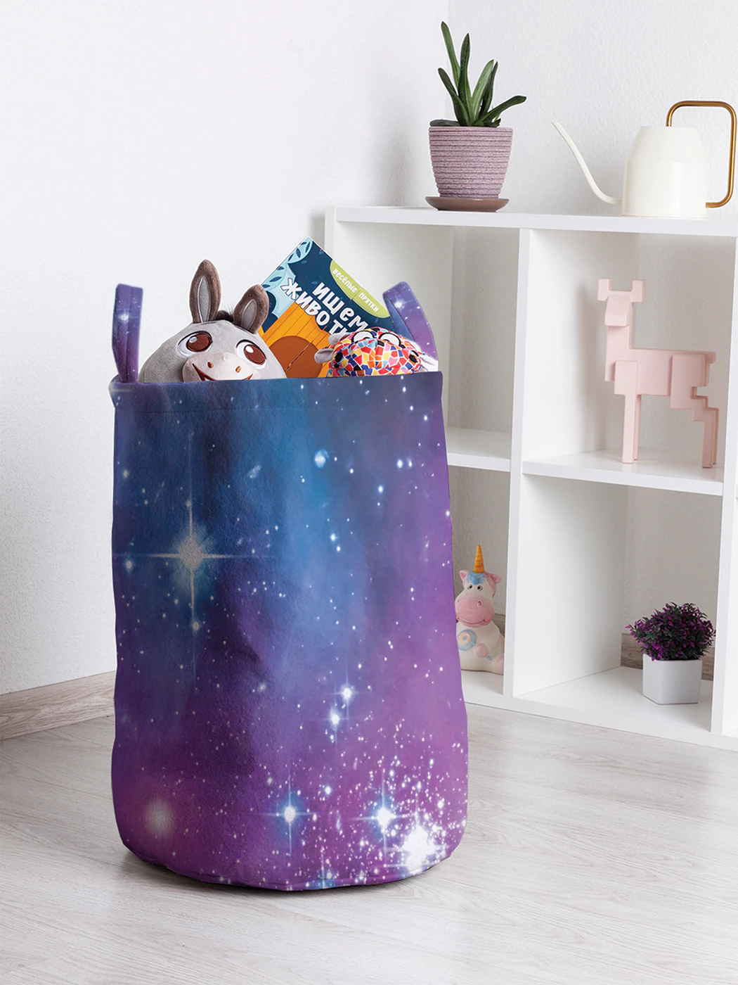 

Корзина для игрушек JoyArty 35x50 см toba_10048_M, Фиолетовый