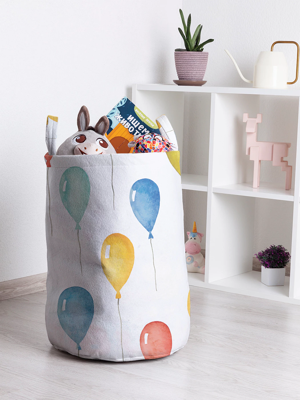 

Корзина для игрушек JoyArty 35x50 см toba_18372_M, Белый