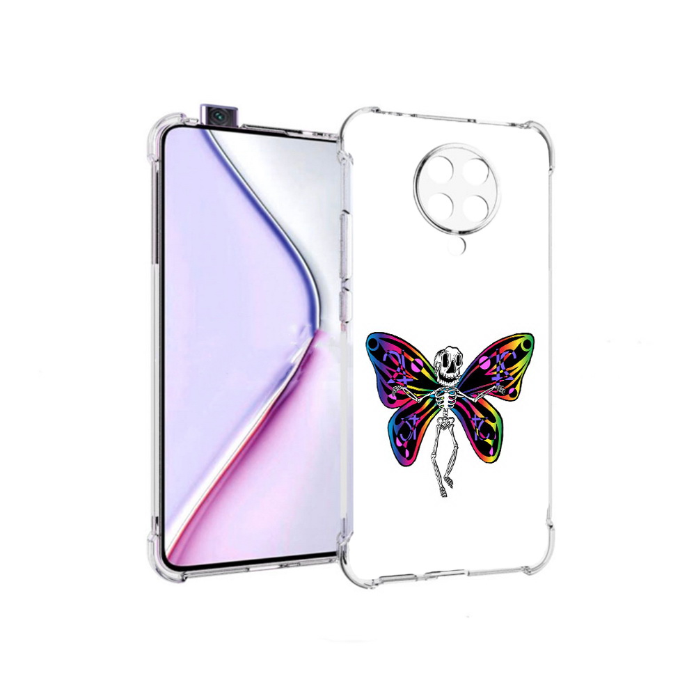 

Чехол MyPads эффект бабочки для Xiaomi Redmi K30 Pro Zoom 8/256GB/Redmi K30 Pro, Прозрачный, Tocco