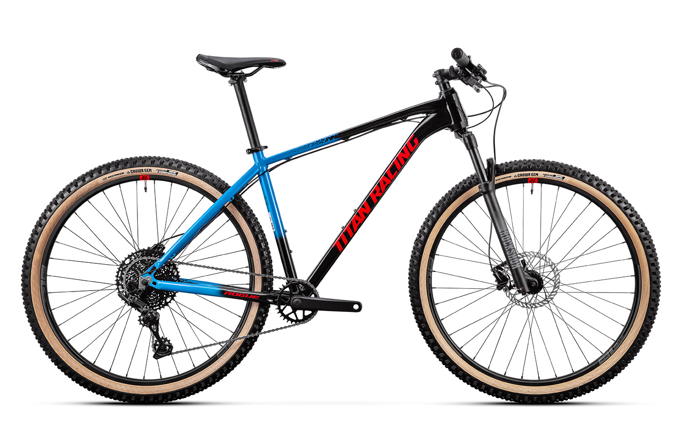 Велосипед Titan 2023 Racing Rogue Sport Black/Blue/Red XL