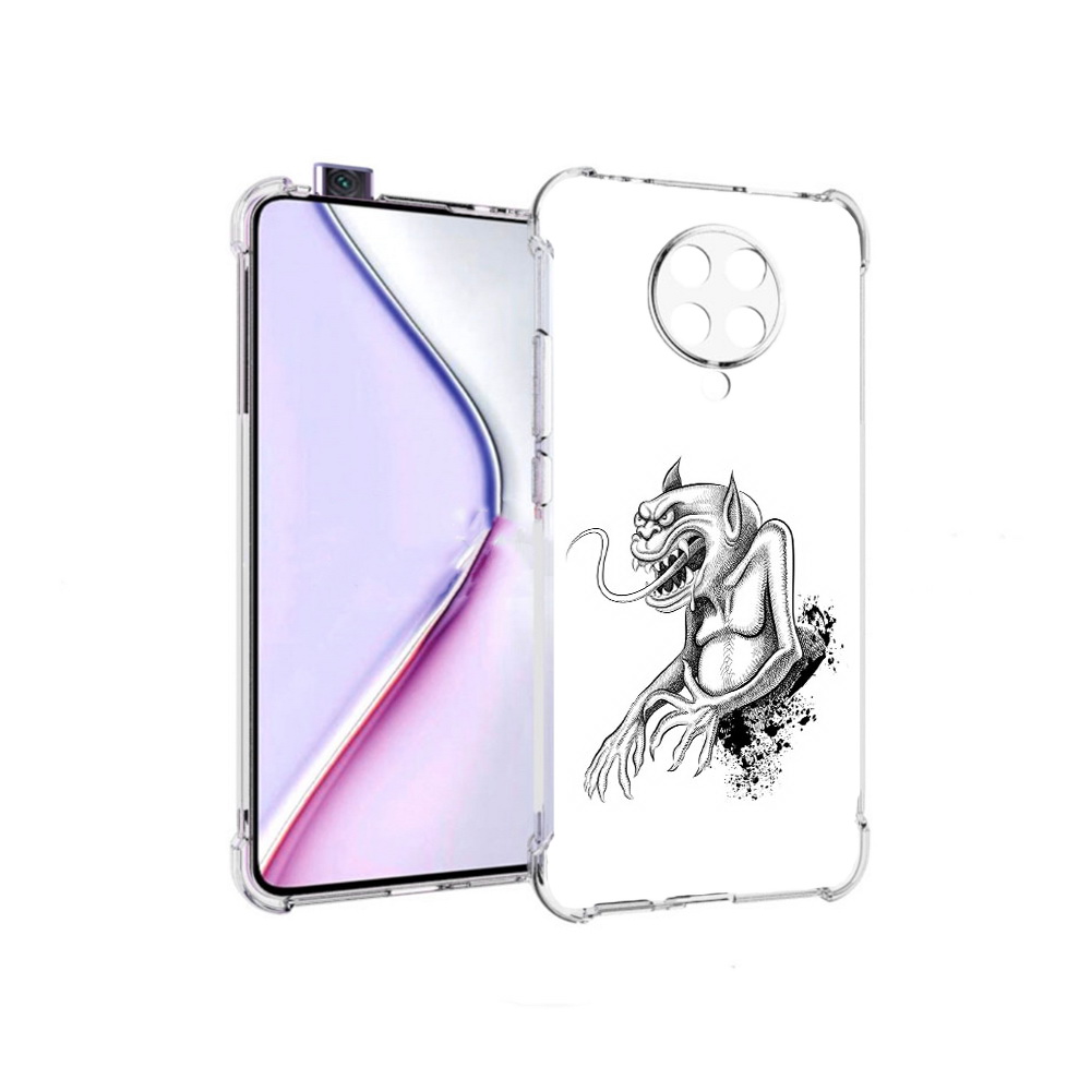 

Чехол MyPads чорт для Xiaomi Redmi K30 Pro Zoom 8/256GB/Redmi K30 Pro/Xiaomi Poco F2 Pro, Прозрачный, Tocco