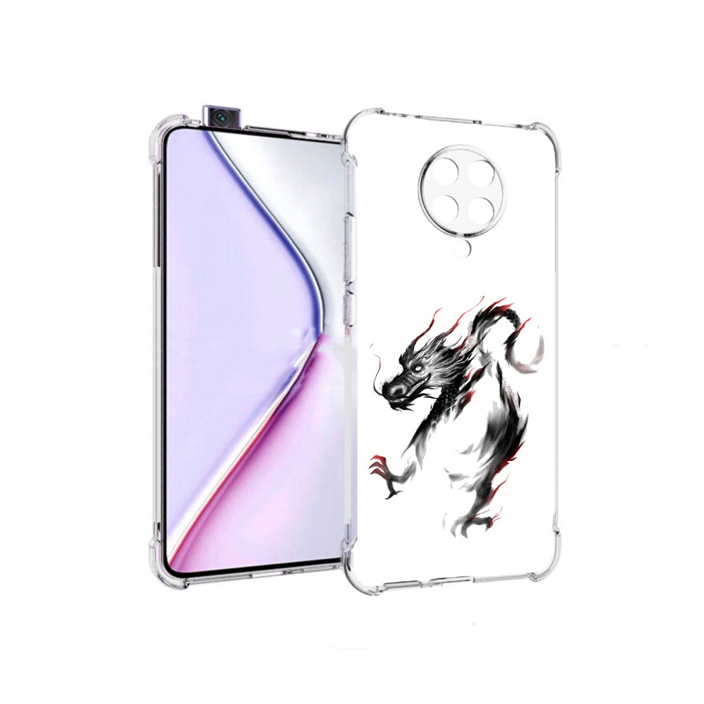 Чехол MyPads черный дракон для Xiaomi Redmi K30 Pro Zoom 8/256GB/Redmi K30 Pro