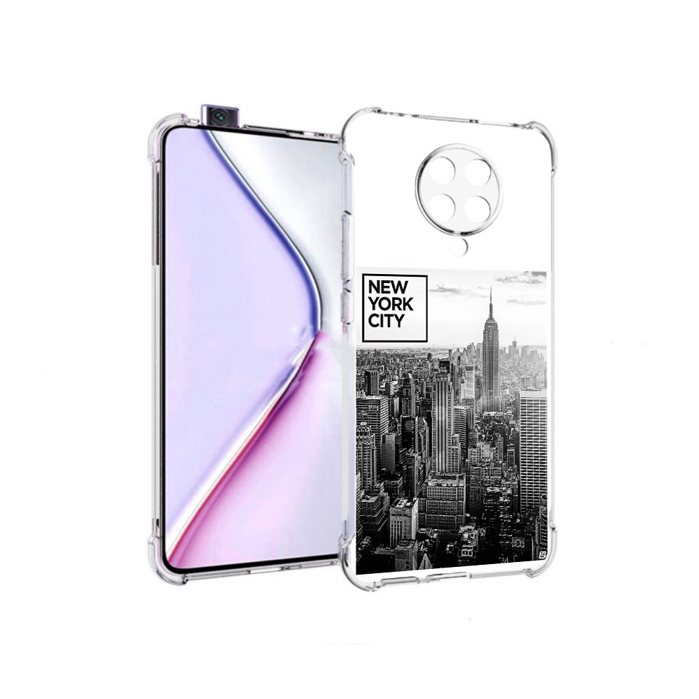 

Чехол MyPads черно белый Нью-Йорк для Xiaomi Redmi K30 Pro Zoom 8/256GB/Redmi K30 Pro, Прозрачный, Tocco