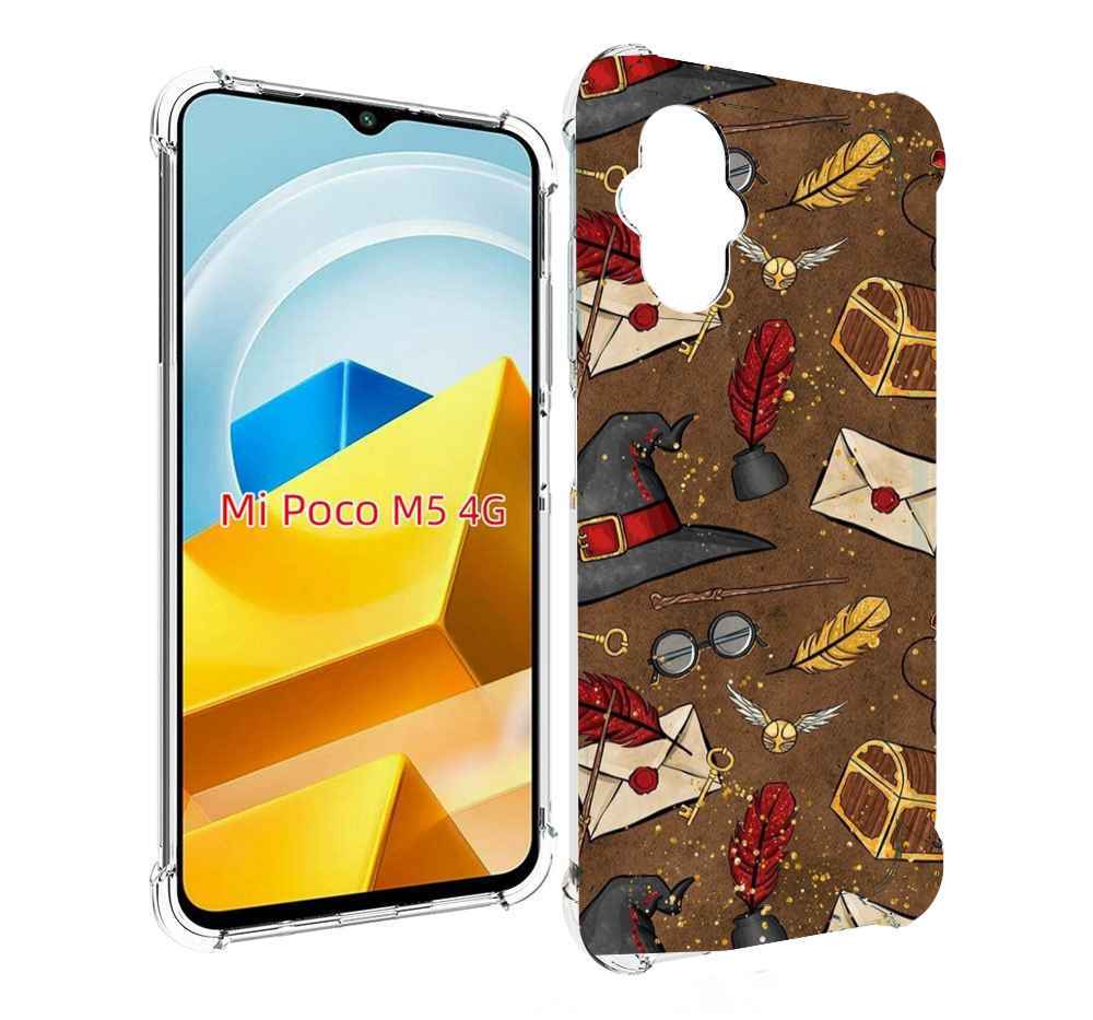 

Чехол Mypads Гарри-Поттер-Вайб Для Poco M5 Противо, Прозрачный, Tocco