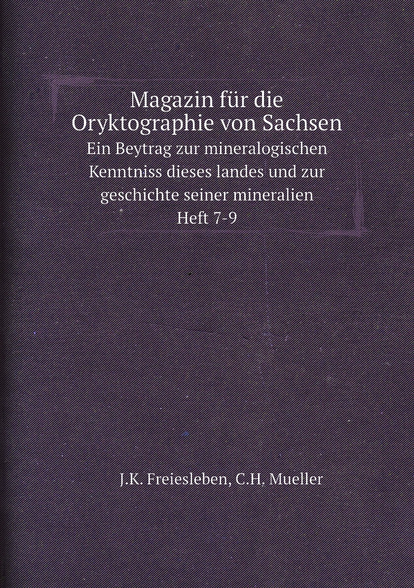 

Magazin fur die Oryktographie von Sachsen