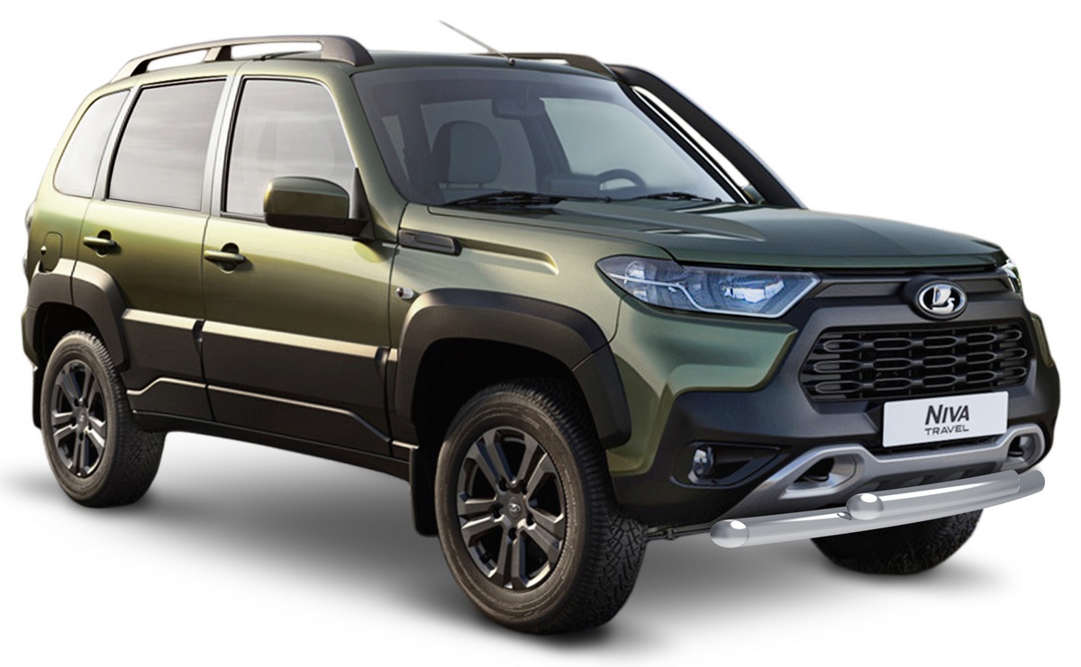 

Защита переднего бампера d57+d57 Rival для Lada Niva Travel 2021-н.в., R.6008.002, R.6008.002