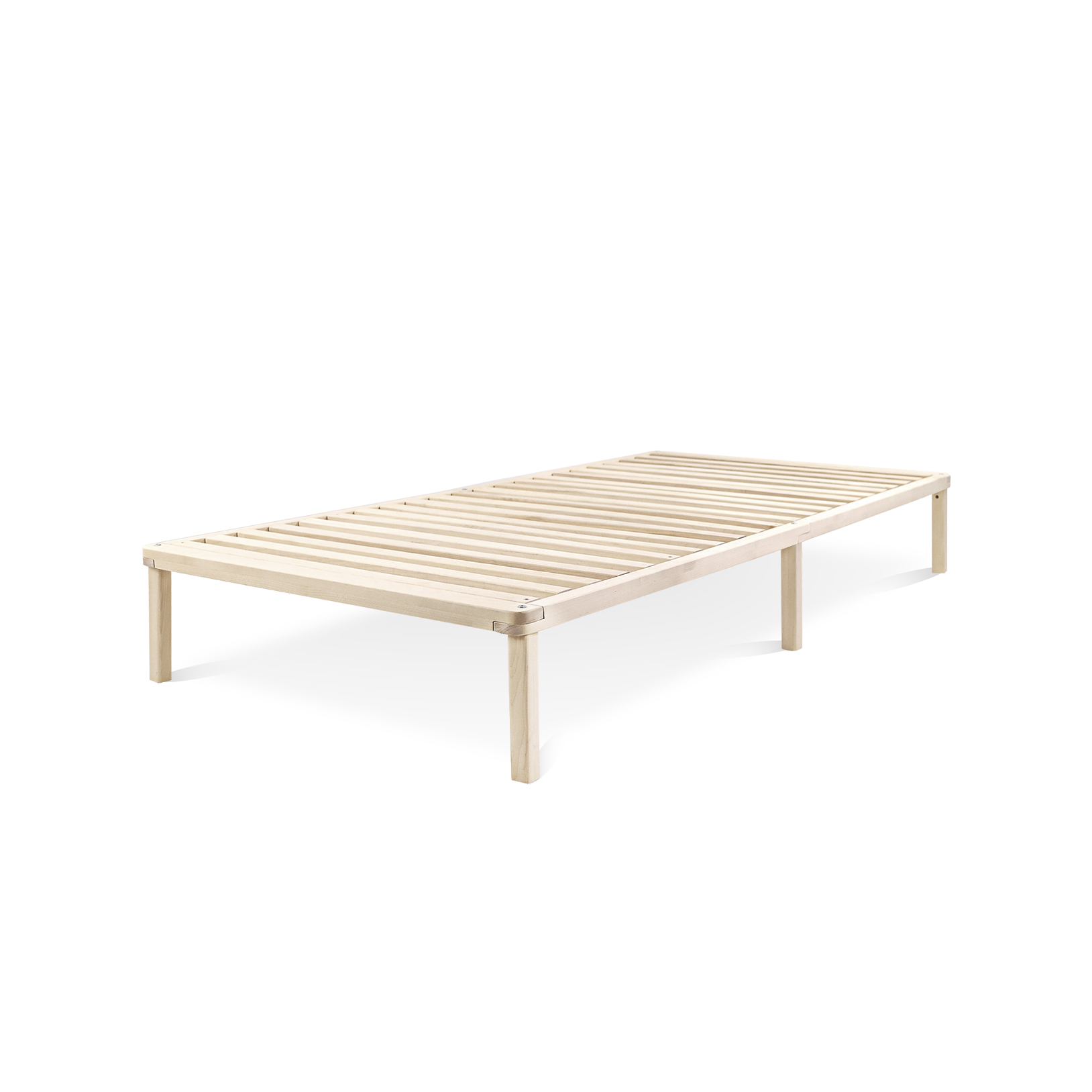 фото Кровать односпальная деревянная hansales 80x200 см из массива берёзы light sleep
