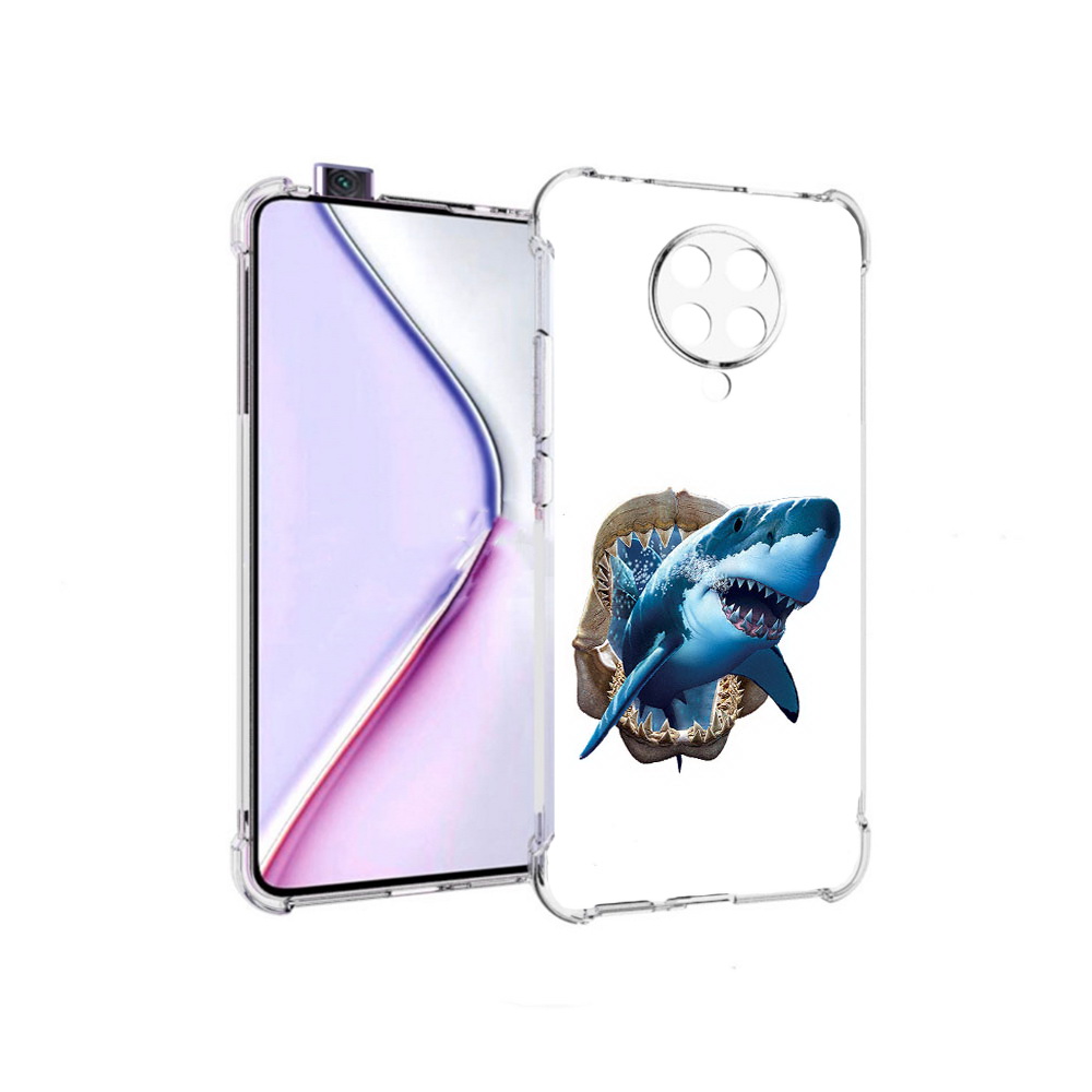

Чехол MyPads челюсти для Xiaomi Redmi K30 Pro Zoom 8/256GB/Redmi K30 Pro, Прозрачный, Tocco