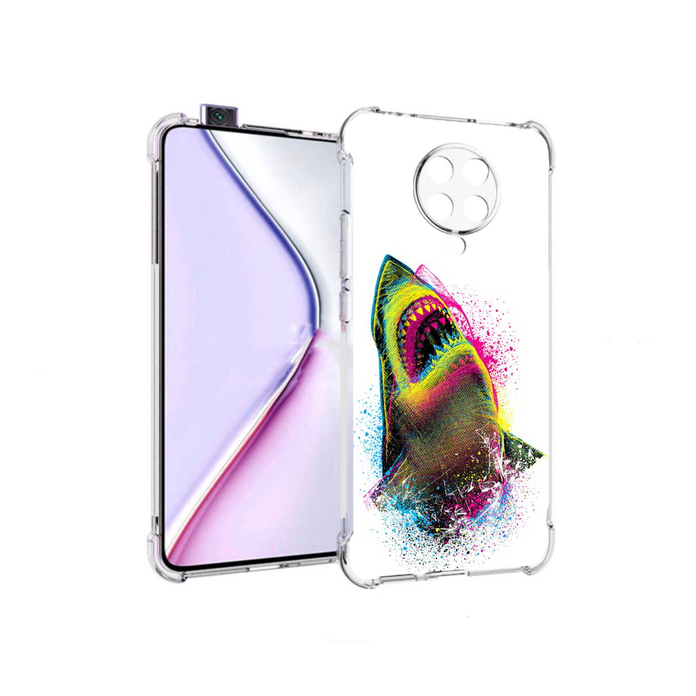 

Чехол MyPads челюсти-2 для Xiaomi Redmi K30 Pro Zoom 8/256GB/Redmi K30 Pro, Прозрачный, Tocco