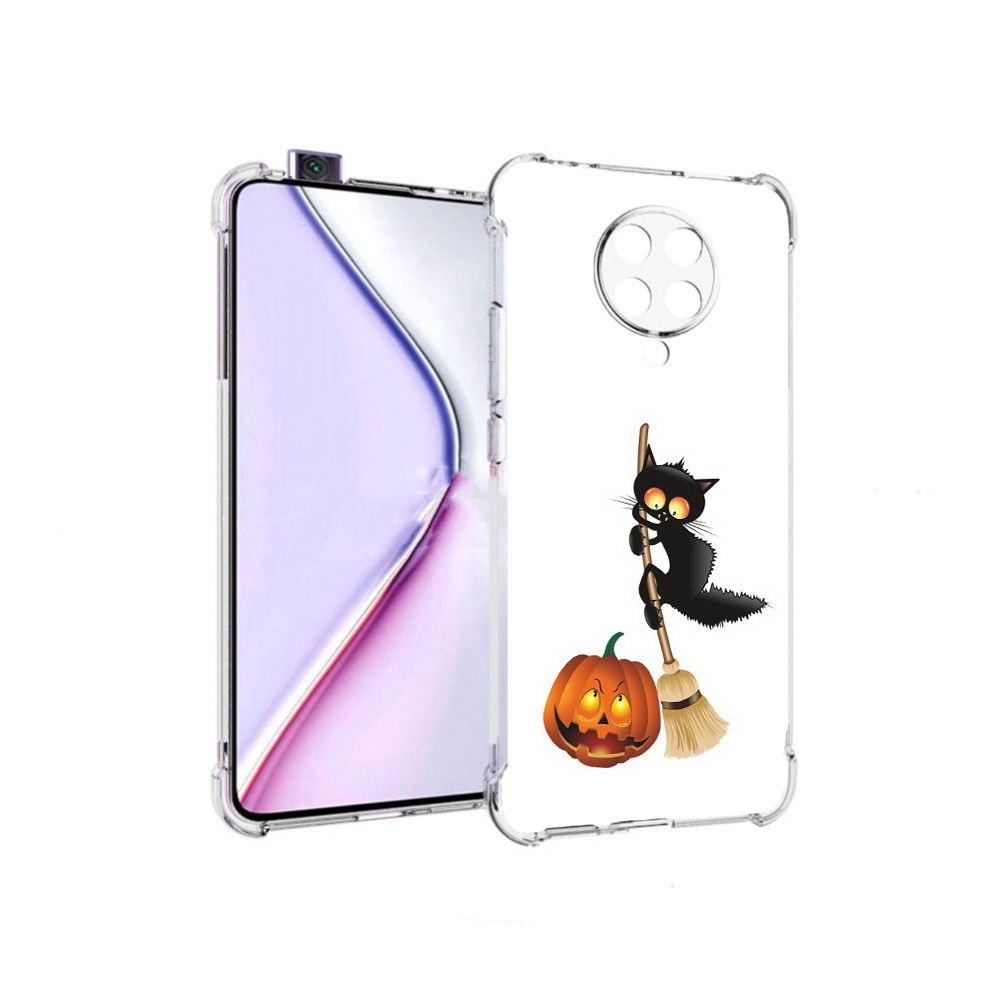 

Чехол MyPads хэлуинский котик для Xiaomi Redmi K30 Pro Zoom 8/256GB/Redmi K30 Pro, Прозрачный, Tocco