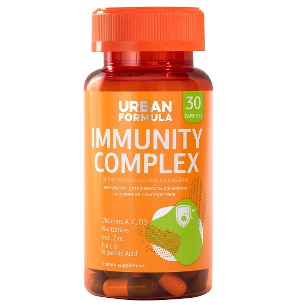 Купить Комплекс для иммунитета Urban Formula Immunity Complex капсулы 30 шт.