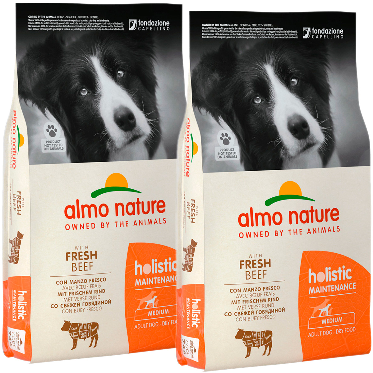

ALMO NATURE ALMO NATURE ADULT DOG MEDIUM BEEF & RICE для взрослых собак средних пород с го